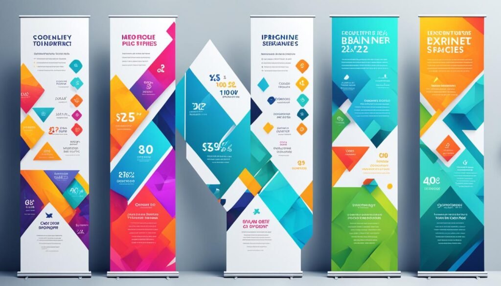affordable x banner sizes
