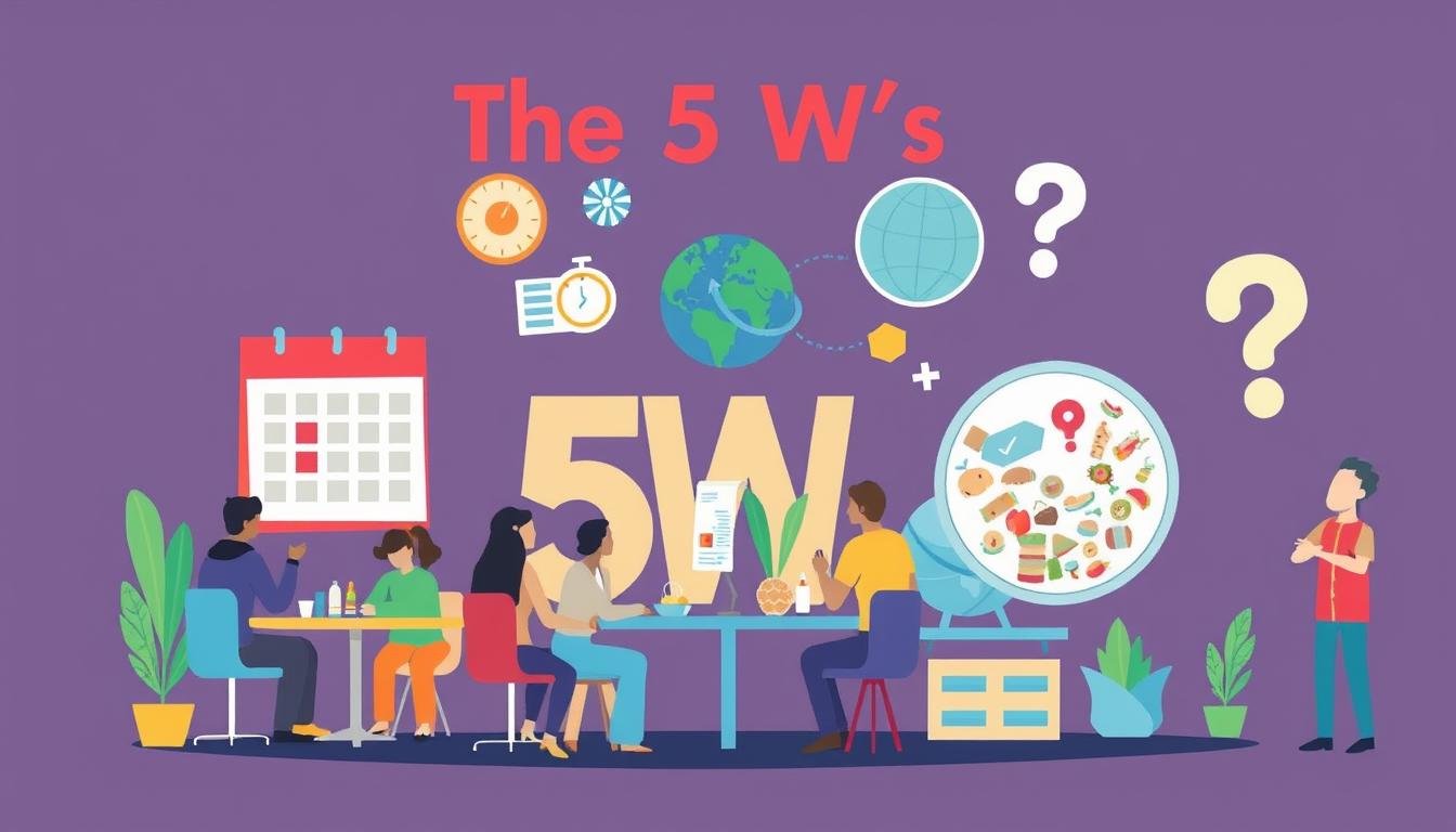 What are the 5 W's in event planning?